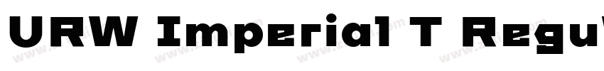 URW Imperial T ReguW字体转换